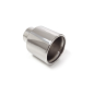 Cola redonda 2 / 129 mm en acero inox Alfa Romeo Stelvio(949) 2.2 Turbo Diesel (132kW) 2017 - 08/2018
