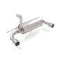Silencioso trasero doble en acero inox  BMW F20 120i (135kW - B48) 2018 - 2019