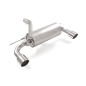 Pot d'échappement arrière duplex en inox BMW F21 125i (165kW - B48) 2018 - 2019