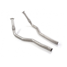 Tramos delanteros en acero inox  Audi RS4 (typ F4 - B9) 2.9TFSI Quattro (331kW) 2017 - 06/2018