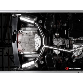 Silencioso trasero doble en acero inox Audi A5 (typ F5) 2016 Coupe Quattro 45TFSI (180kW) 2019 - 2021