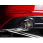 Silencioso trasero doble en acero inox Audi A5 (typ F5) 2016 Coupe Quattro 45TFSI (180kW) 2019 - 2021