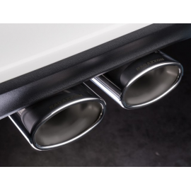 Escape trasero en acero inox Mercedes Classe A (W176) A160CDI (66kW) 2013 - 2015