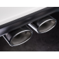 Escape trasero en acero inox Mercedes Classe A (W176) A160CDI (66kW) 2013 - 2015