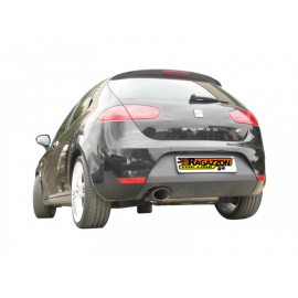 Silencioso trasero en acero inox Seat Leon II (1P) Cupra-R 2.0TSI  (195KW) 2010 - 2013