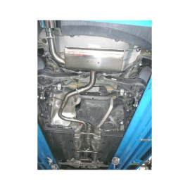 Silencioso trasero en acero inox Seat Leon II (1P) Cupra-R 2.0TSI  (195KW) 2010 - 2013