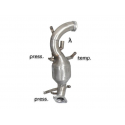 Catalizador + tramo supresor FAP en acero inox Alfa Romeo 159 2.0JTDm (125kW) + Sportwagon 2009 - 2011