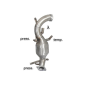 Catalizador + tramo supresor FAP en acero inox Alfa Romeo 159 2.0JTDm (125kW) + Sportwagon 2009 - 2011