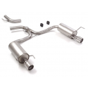 Posteriore inox sdoppiato con terminali rotondi Alfa Romeo 159 2.0JTDm (125kW) + Sportwagon 2009 - 2011
