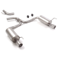 Posteriore inox sdoppiato con terminali rotondi Alfa Romeo 159 2.0JTDm (125kW) + Sportwagon 2009 - 2011