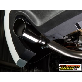Silencioso trasero doble en acero inox sport Line Black Alfa romeo GIULIETTA(940) 1750TB (172,5KW) 2010 - 2014