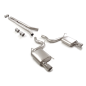 Tramo intermedio acero inox + Silencioso trasero inox Ford Mustang VI Coupe 5.0 V8 GT (310KW) Ø76MM 2015 - 2017