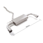 Silencioso trasero doble en acero inox  salidas Sport Line Bmw Serie1 F40 118i (100kW) 11/2020 - Hoy