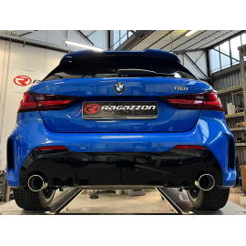 Escape trasero acero inox con válvula Bmw Serie 1 F40 118i (100kW) 11/2020 - Hoy