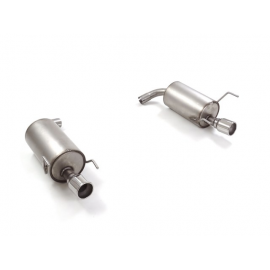 Silencioso trasero doble en acero inox  Alfa Romeo 159 2.4JTDm 20V (147/154kW) + Sportwagon 09/2005 - 2011
