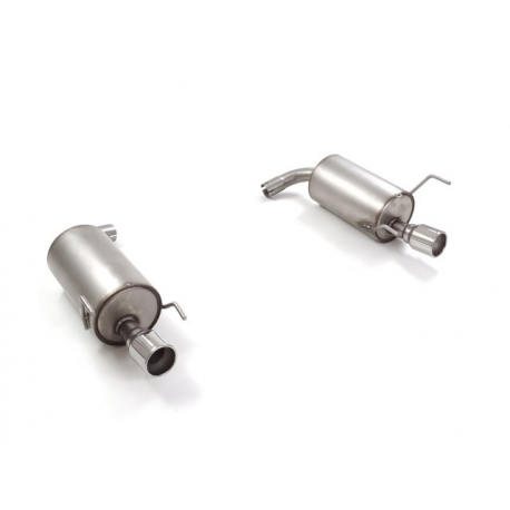 Silencioso trasero doble en acero inox  Alfa Romeo 159 2.4JTDm 20V (147/154kW) + Sportwagon 09/2005 - 2011