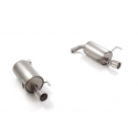 Silencioso trasero doble en acero inox  Alfa Romeo 159 2.4JTDm 20V (147/154kW) + Sportwagon 09/2005 - 2011