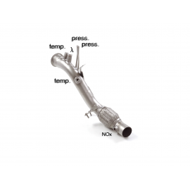 Tramo sustitución catalizador + tramo sustitución FAP BMW F10(Sedan) 525d - 525dX (160kW) 2011 - 2016