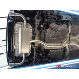Silencioso trasero en acero inox salidas redondas Volkswagen Golf Mk7.5 / 2.0TDi (110kW) 2018 - Hoy