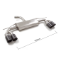 Silencioso trasero doble salida redondas Audi A3 (typ 8Y - GY) Sportback 35TFSI (110kW) 2020 - Hoy