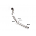 Tramo supresor catalizador + FAP en acero inox Volkswagen Golf Mk8 2.0GTi (180kW) 70mm 2020 - 2024