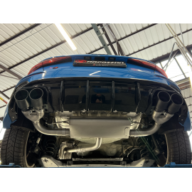 Escape trasero doble en acero inox Audi / A3 (typ 8Y - GY) Sportback 30TFSI (81kW) 05/2020 - Hoy