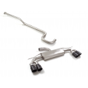 Tramo intermedio acero inox + Silencioso trasero dobleSport Line Black  Cupra Formentor (KM) 1.4 e-Hybrid (110kW) 2021 - Hoy