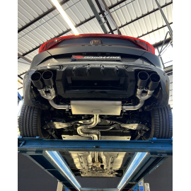 Silenciador trasero doble + Tramo intermedio en acero inox Cupra Formentor (KM) 1.4 e-Hybrid (110kW) 2021 - Hoy