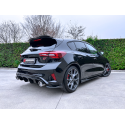Silencioso trasero doble en acero inox Ford Focus Mk4 (typ DEH) 2.3 Ecoboost ST (206kW) 2020 - Hoy