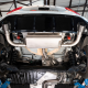 Silencioso trasero carbon shot Ford Focus Mk4 (typ DEH) 1.0 Ecoboost (92kW / 92kW Hybrid - NO Multilink) 2018 - Hoy