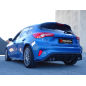 Escape trasero doble en acero Ford Focus Mk4 (typ DEH)1.5 Ecoboost (110kW - NO Multilink) 2018 - Hoy