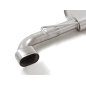 Silencioso trasero doble en acero inox Lancia Delta 2.0 Turbo 16V Integrale Evoluzione (151 / 154kW) EVO1 ø70mm 1991 - 1993