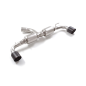 Silencioso trasero doble en acero inox salidas redondas Carbon Shot  Toyota Yaris GR Four 1.6 (192kW) 2020 - Hoy