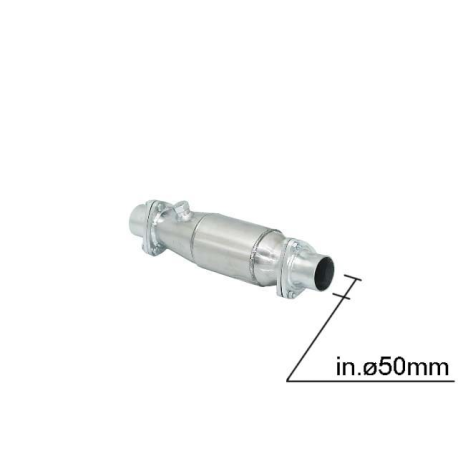 Catalizador deportivo FIA CSAI 100cpsi Ø50mm Universal