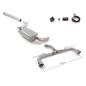 Tramo delantero + Tramo intermedio + Tramo trasero doble Volkswagen Golf Mk7.5 2.0TSI GTI (180KW) 76MM 07/2018 - 2020