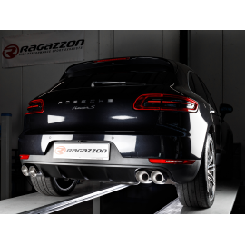 Silencioso trasero doble en acero inox Porsche Macan S 3.0TDi (190kW) 2014 - 2018
