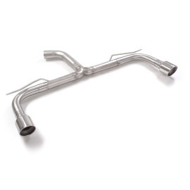 Tramo trasero grupo N doble acero inox Volkswagen Golf Mk8 2.0GTi (180kW) 76mm 2020 - Hoy