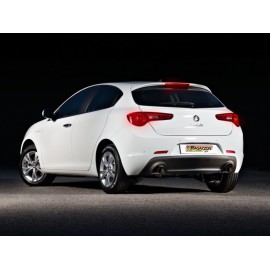 Silencioso trasero doble en acero inox Alfa Romeo GIULIETTA(940) 1.6JTDM2 (77KW) 2010 - 2015