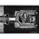 Tramo intermedio con silencioso en acero inox Maserati Grecale Trofeo 3.0 V6 (390kW) 2022 - Hoy