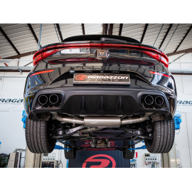 Escape trasero doble en acero inox Cupra Leon (KL) 2.0TSI (180kW) 2021 - Hoy