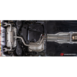 Escape trasero doble en acero inox Cupra Leon (KL) 2.0TSI (180kW) 2021 - Hoy