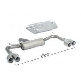 Silencioso trasero doble acero inox Ragazzon Alfa Romeo GIULIETTA(940) 1.6JTDM2 (77KW) 2010 - 2015