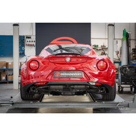 Escape trasero doble en acero inox Alfa Romeo 4C 1750TB (177kW) 2013 - 2020