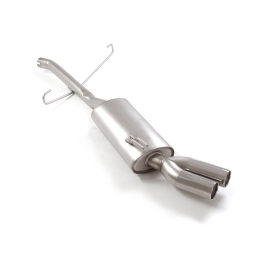 Tramo intermedio  + Silencioso trasero en acero inox Fiat Barchetta (typ183) 1995 1.8i 16V (96kW) Euro3 2001 - 2006