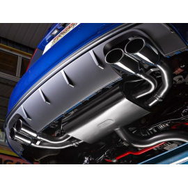 Tramo intermedio con silencioso + Silencioso trasero doble Volkswagen T-Roc (typ A1) R 2.0TSI 4motion (221kW) 2019 - Hoy