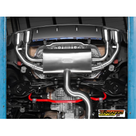 Tramo intermedio con silencioso + Silencioso trasero doble Volkswagen T-Roc (typ A1) R 2.0TSI 4motion (221kW) 2019 - Hoy