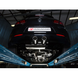 Silencioso trasero en acero inox Volkswagen Golf Mk6 / R 2.0TSI (199kW) ø76mm 2010 - 2012