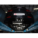 Silencioso trasero en acero inox Volkswagen Golf Mk6 / R 2.0TSI (199kW) ø76mm 2010 - 2012
