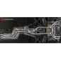 Tramo supresor OPF / GPF + Tramo intermedio + silencioso trasero doble BMW M2 / F87 Coupè Competition 3.0 (302kW) 2018 - Hoy