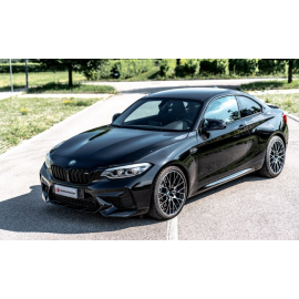 Tramo supresor OPF / GPF + Tramo intermedio +silencioso trasero doble BMW M2 / F87 Coupè Competition 3.0 (302kW) 2018 - Hoy
